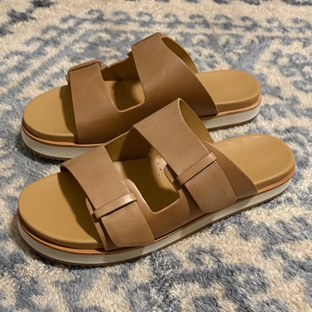 NWOT Nisolo Ella Flatform Slide Sandals - Size 10 - Picture 2 of 6